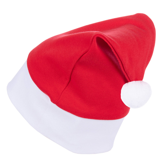 Czapka Mikołaja IDRUK – bawełniana dla dzieci i dorosłych.