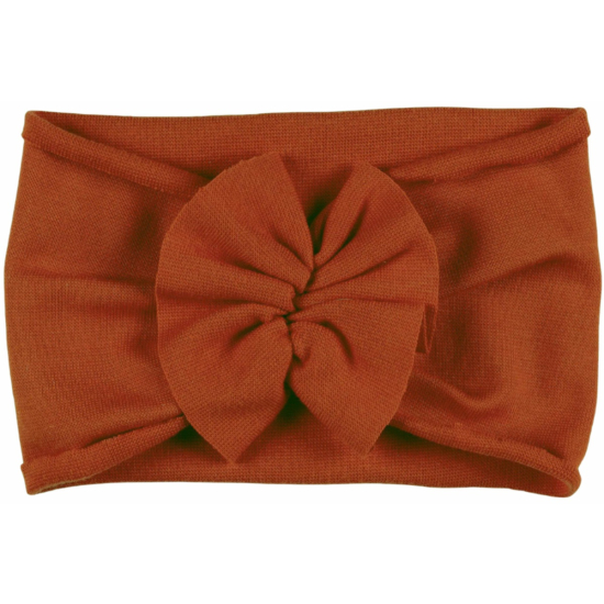 Opaska niemowlęca bawełniana mini turban z kokardką – polska produkcja