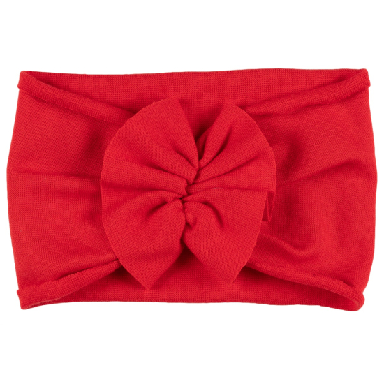 Opaska niemowlęca bawełniana mini turban z kokardką – polska produkcja