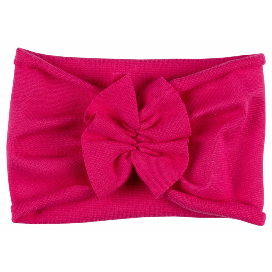 Opaska niemowlęca bawełniana mini turban z kokardką – polska produkcja