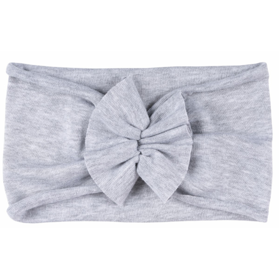 Opaska niemowlęca bawełniana mini turban z kokardką – polska produkcja