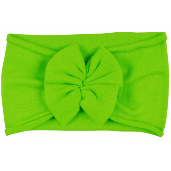 Opaska niemowlęca bawełniana mini turban z kokardką – polska produkcja